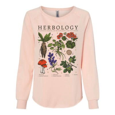 Herbology Plants Womens California Wash Sweatshirt