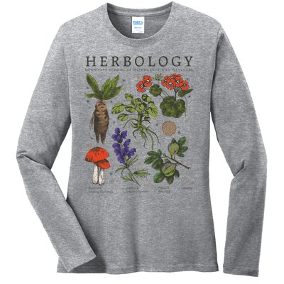 Herbology Plants Ladies Long Sleeve Shirt