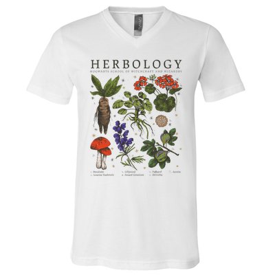 Herbology Plants V-Neck T-Shirt