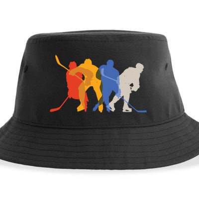 Hockey Players Sustainable Bucket Hat