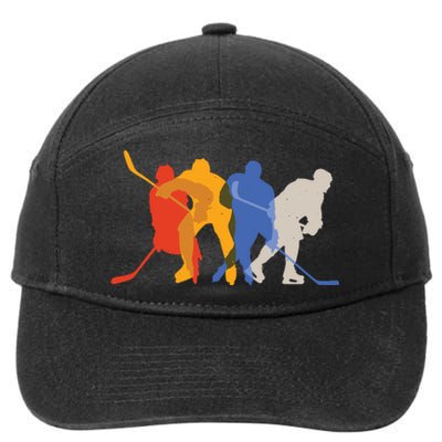 Hockey Players 7-Panel Snapback Hat