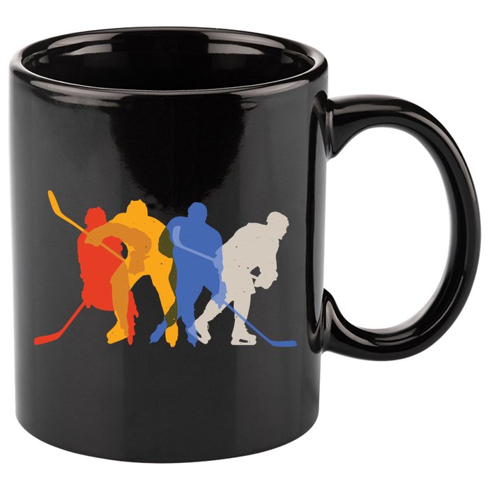 Hockey Players 11oz C Handle Ceramic Mug