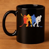 Hockey Players 11oz C Handle Ceramic Mug