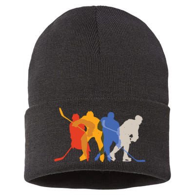 Hockey Players Sustainable Knit Beanie