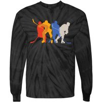 Hockey Players Tie-Dye Long Sleeve Shirt