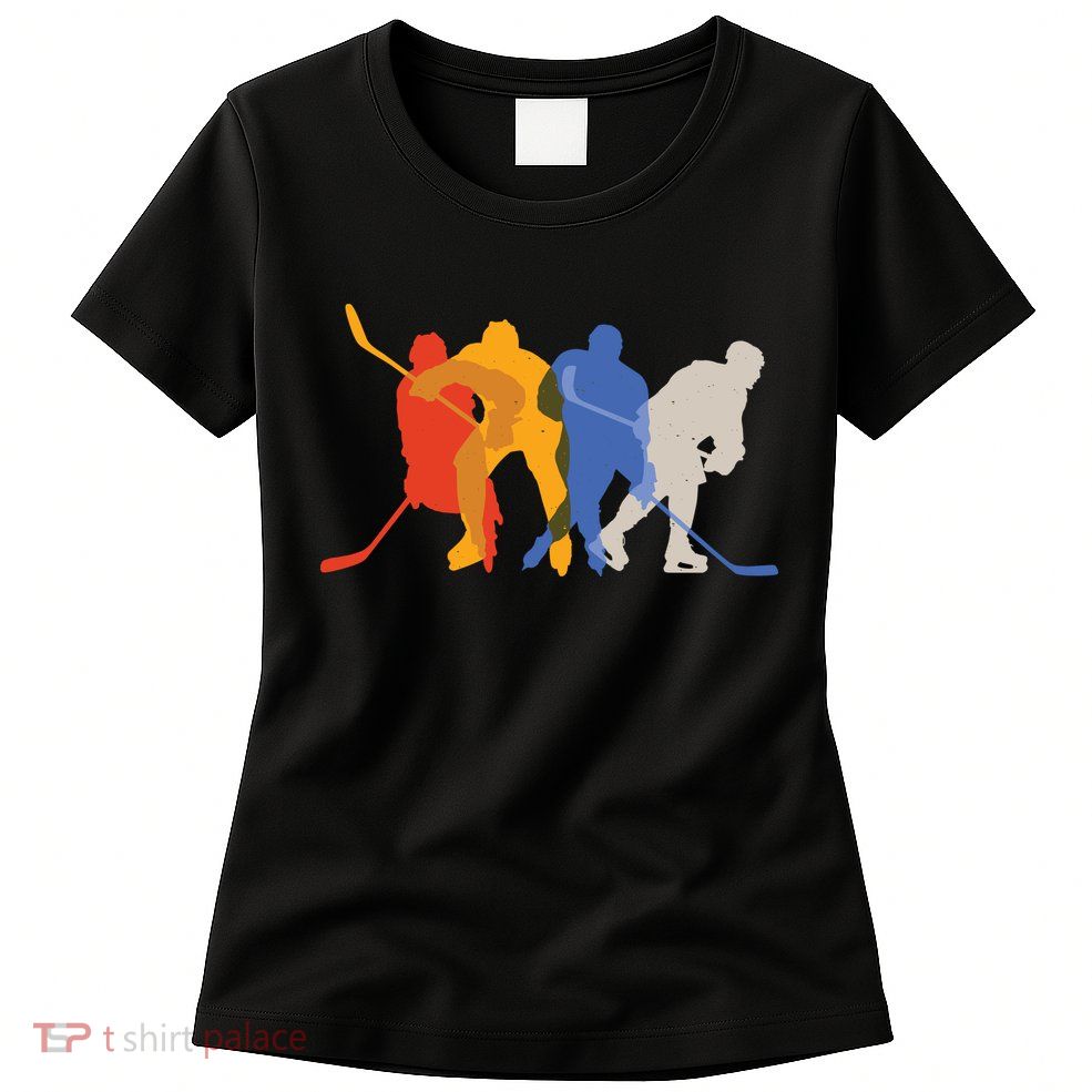 Hockey Players Womens T-Shirt