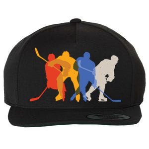 Hockey Players Wool Snapback Cap