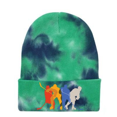 Hockey Players Tie Dye 12in Knit Beanie