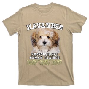 Havanese Professional Human Trainer Cute Dog T-Shirt