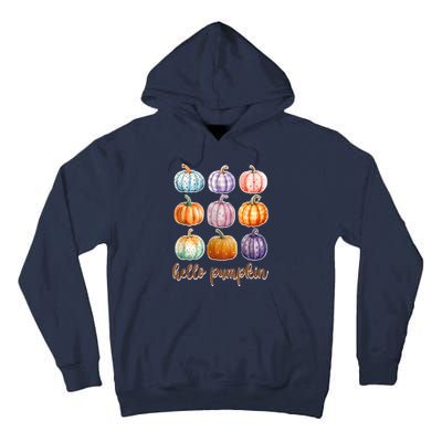 Hello Pumpkin Happy Halloween Tall Hoodie