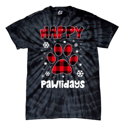 Happy Pawlidays Tie-Dye T-Shirt