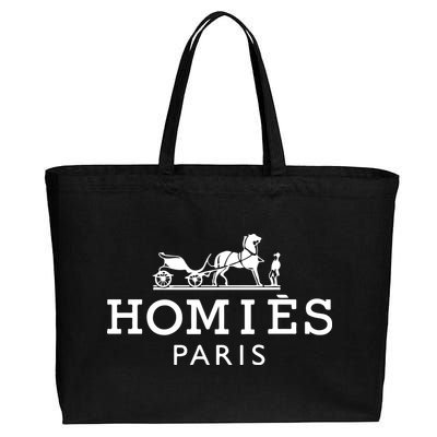 HOMIES PARIS Cotton Canvas Jumbo Tote