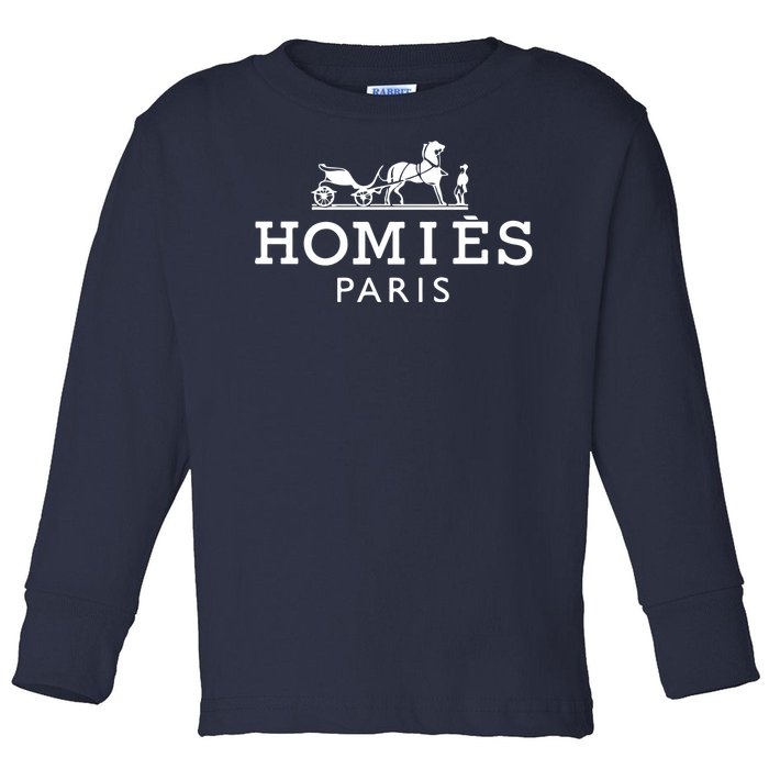 HOMIES PARIS Toddler Long Sleeve Shirt