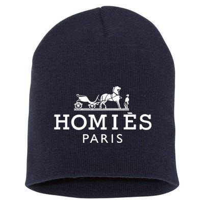 HOMIES PARIS Short Acrylic Beanie