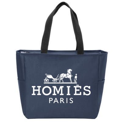 HOMIES PARIS Zip Tote Bag