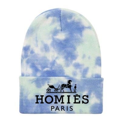 HOMIES PARIS Tie Dye 12in Knit Beanie