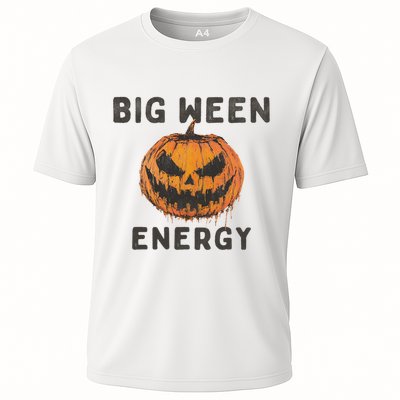 Halloween Pumpkin Head Big Ween Energy Spooky Performance Shirt