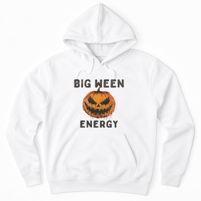 Halloween Pumpkin Head Big Ween Energy Spooky Hoodie