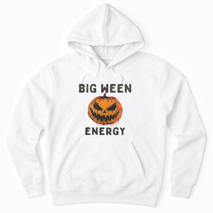 Halloween Pumpkin Head Big Ween Energy Spooky Hoodie