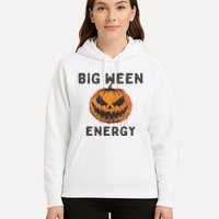 Halloween Pumpkin Head Big Ween Energy Spooky Hoodie