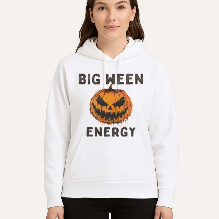 Halloween Pumpkin Head Big Ween Energy Spooky Hoodie