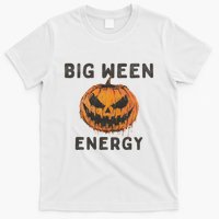 Halloween Pumpkin Head Big Ween Energy Spooky T-Shirt