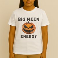 Halloween Pumpkin Head Big Ween Energy Spooky T-Shirt