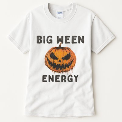 Halloween Pumpkin Head Big Ween Energy Spooky Tall T-Shirt