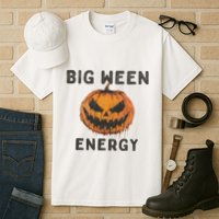 Halloween Pumpkin Head Big Ween Energy Spooky Tall T-Shirt