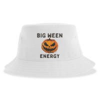 Halloween Pumpkin Head Big Ween Energy Spooky Sustainable Bucket Hat
