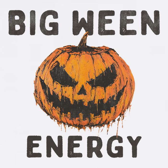 Halloween Pumpkin Head Big Ween Energy Spooky Sustainable Bucket Hat