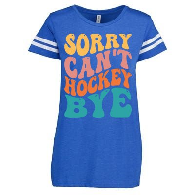 Hockey Player Hockey Lover Sorry Cant Hockey Bye Gift Enza Ladies Jersey Football T-Shirt