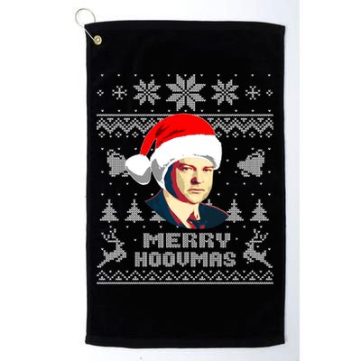 Herbert President Hoover Funny Christmas Holiday Xmas Gift Platinum Collection Golf Towel