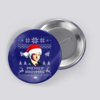 Herbert President Hoover Funny Christmas Holiday Xmas Gift Button