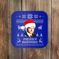 Herbert President Hoover Funny Christmas Holiday Xmas Gift Coaster