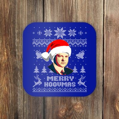 Herbert President Hoover Funny Christmas Holiday Xmas Gift Coaster