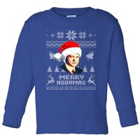 Herbert President Hoover Funny Christmas Holiday Xmas Gift Toddler Long Sleeve Shirt