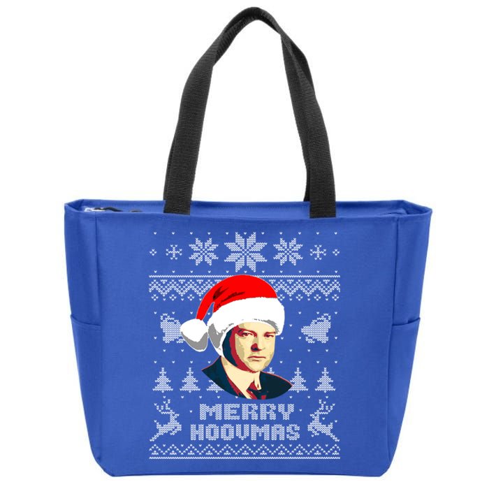 Herbert President Hoover Funny Christmas Holiday Xmas Gift Zip Tote Bag