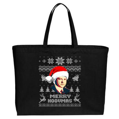 Herbert President Hoover Funny Christmas Holiday Xmas Gift Cotton Canvas Jumbo Tote