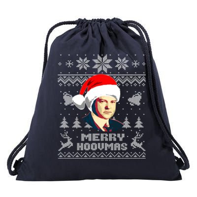 Herbert President Hoover Funny Christmas Holiday Xmas Gift Drawstring Bag