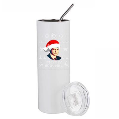 Herbert President Hoover Funny Christmas Holiday Xmas Gift Stainless Steel Tumbler