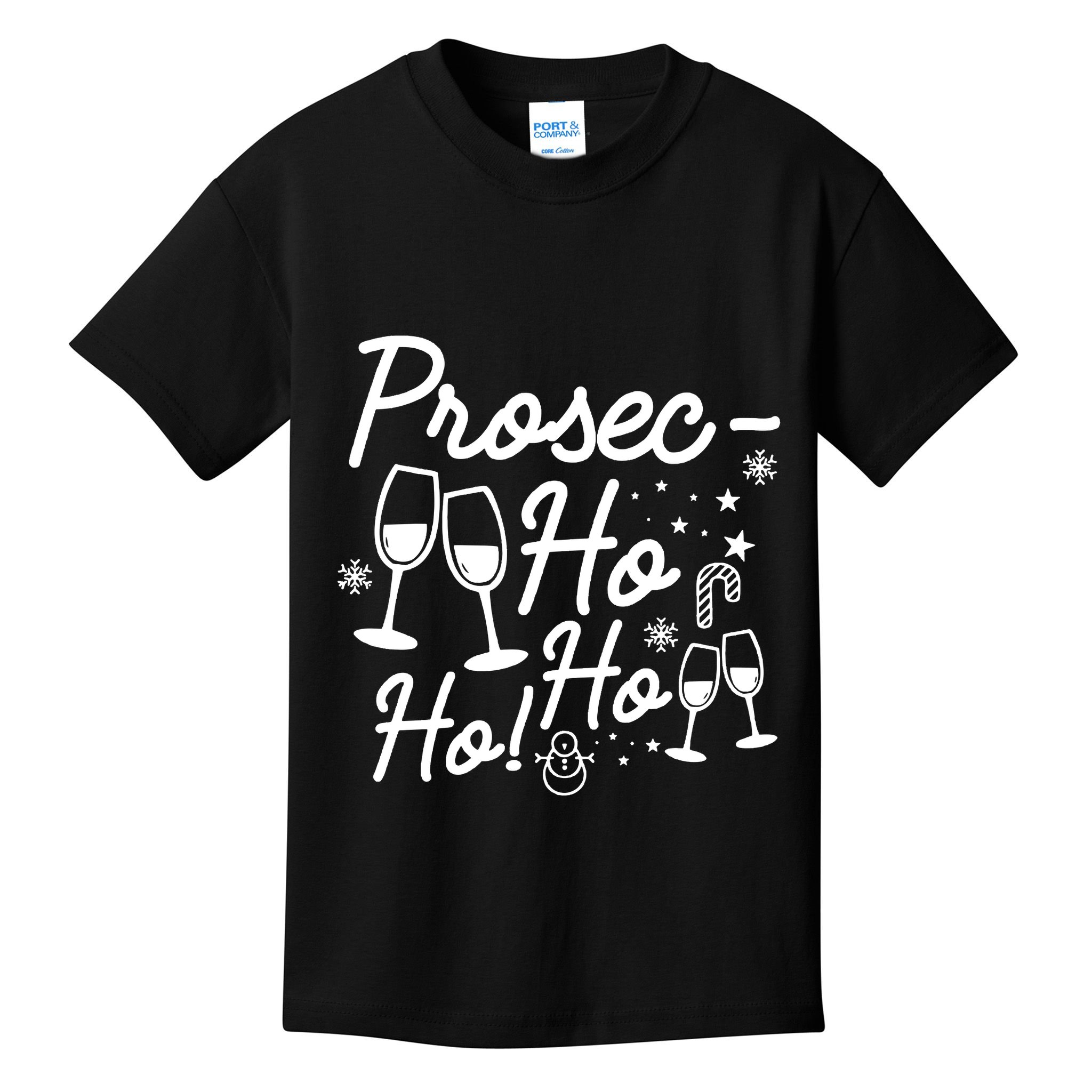 Holiday Pajamas Holiday Christmas Pajamas Wine Pajamas Kids T-Shirt