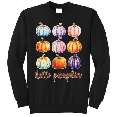 Hello Pumpkin Happy Halloween Sweatshirt