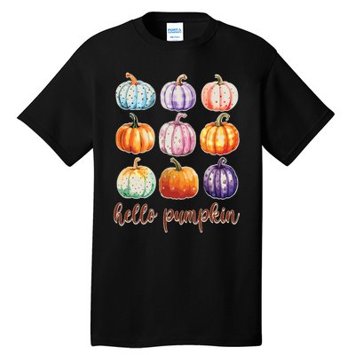 Hello Pumpkin Happy Halloween Tall T-Shirt