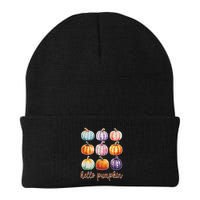 Hello Pumpkin Happy Halloween Knit Cap Winter Beanie
