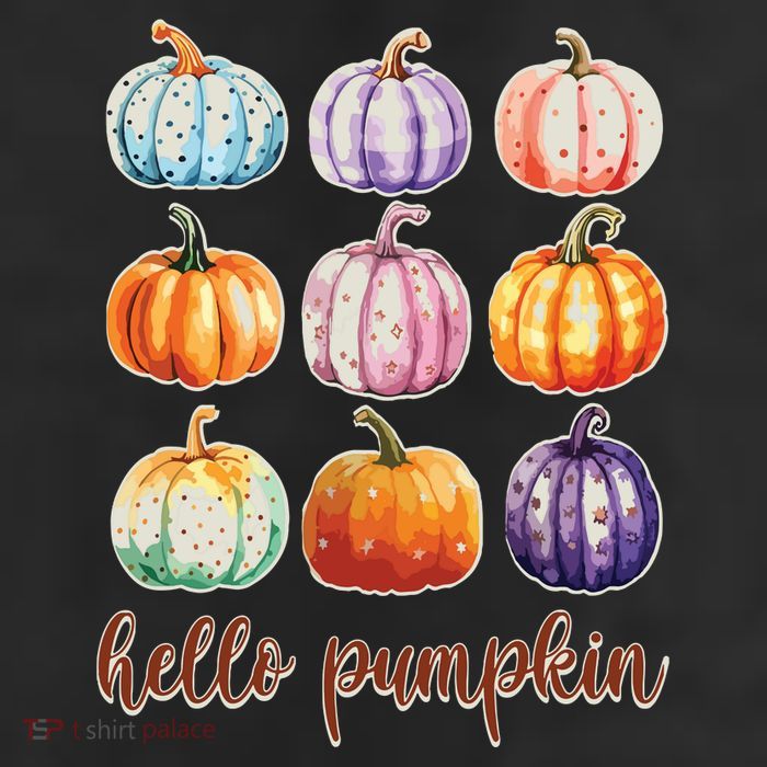 Hello Pumpkin Happy Halloween Knit Cap Winter Beanie