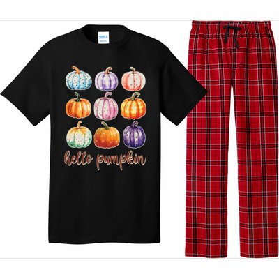 Hello Pumpkin Happy Halloween Pajama Set