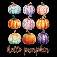 Hello Pumpkin Happy Halloween Premium T-Shirt