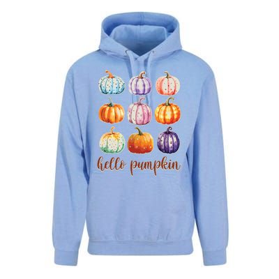 Hello Pumpkin Happy Halloween Unisex Surf Hoodie