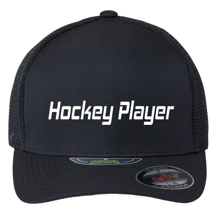 Hockey Player Flexfit Unipanel Trucker Cap